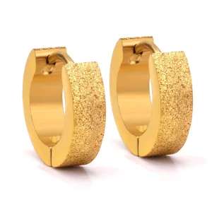 18K Gold PVD Glitter Sleepers Earrings