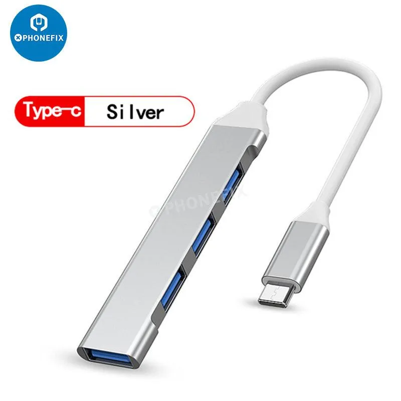 2/3/4 In 1 USB 3.0 Port Hub Expander For Phone PC Fast Data Transfer