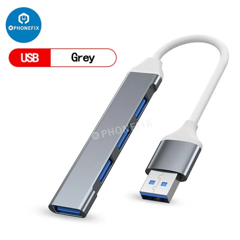 2/3/4 In 1 USB 3.0 Port Hub Expander For Phone PC Fast Data Transfer