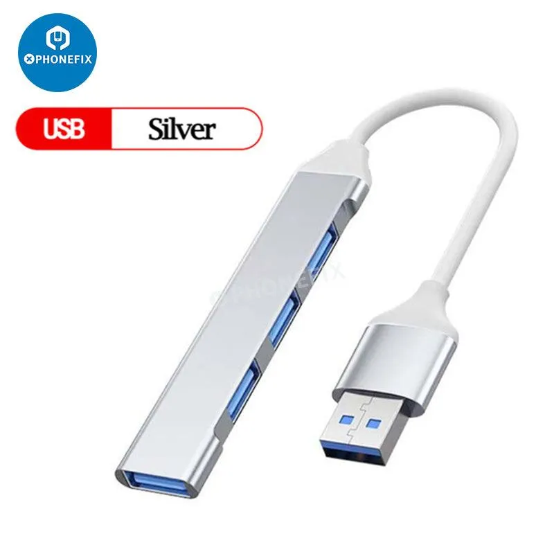 2/3/4 In 1 USB 3.0 Port Hub Expander For Phone PC Fast Data Transfer