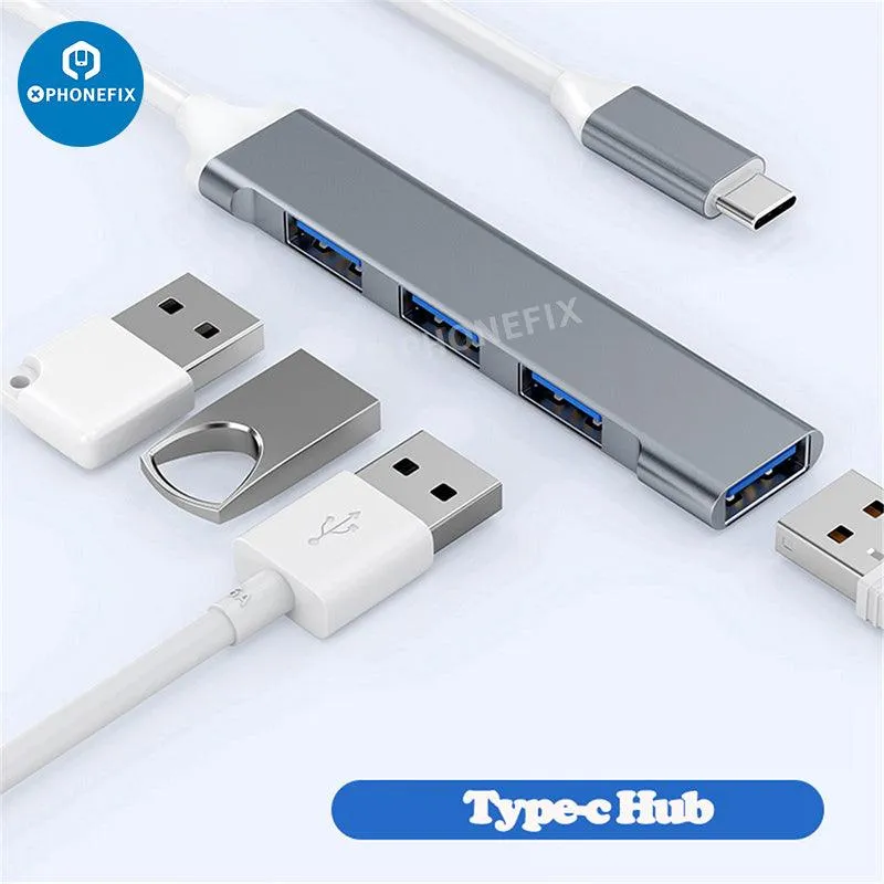 2/3/4 In 1 USB 3.0 Port Hub Expander For Phone PC Fast Data Transfer