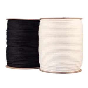 3.7mm White Drawstring Cord - By The Metre