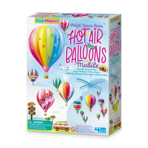 4M Kidzmaker/Paint Your Own Hot Air Balloons Mobile