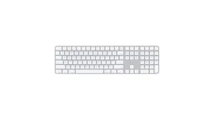 Apple Magic Keyboard with Touch ID and Numeric Keypad for M1 Silver Arabic A2520 - ML2C3AB/A