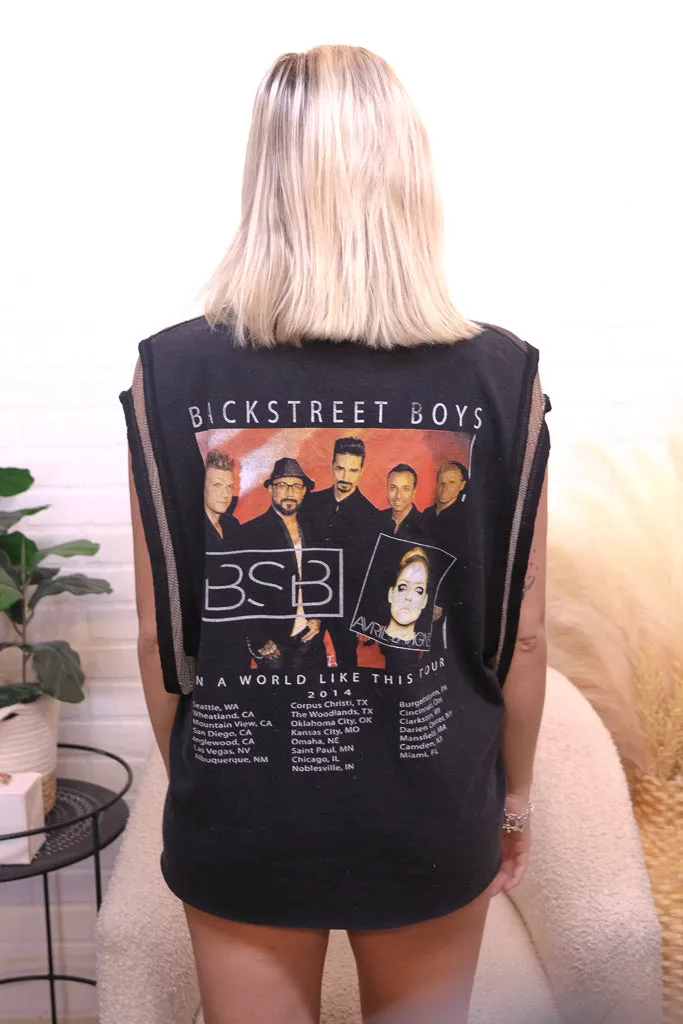 Back Street Boys Double-Sided Chain Tank