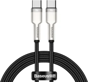 Baseus Cafule Metal Data cable USB Type C to Type C 100 W (20 V / 5 A) Power Delivery -CATJK-C01