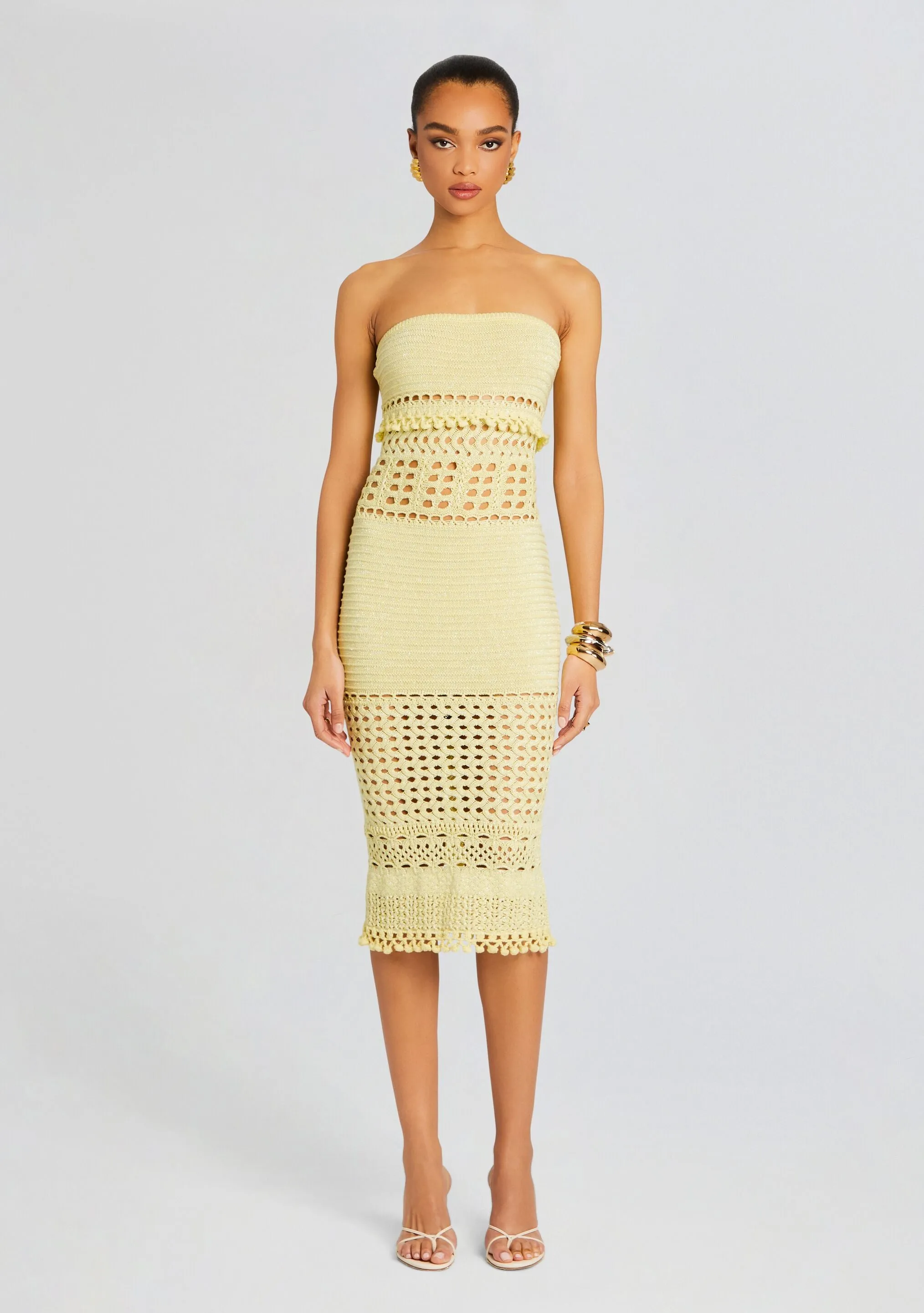 Caroline Knit Crochet Dress