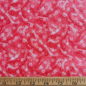 Choice Fabrics Merry Christmas Metallic Red BD-37985-M02