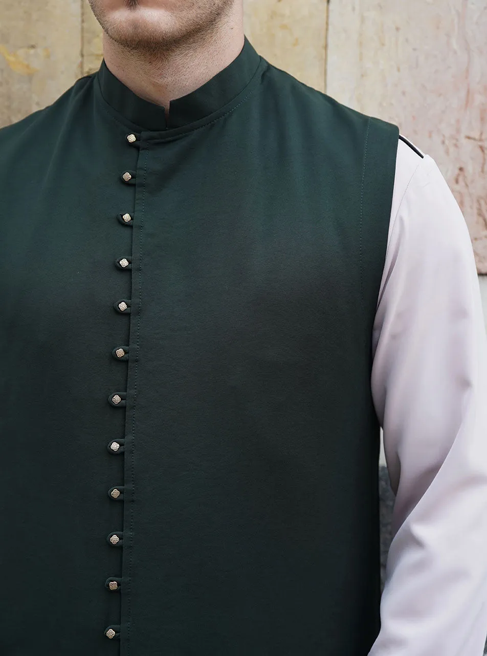 Decoarative Buttoned Waistcoat