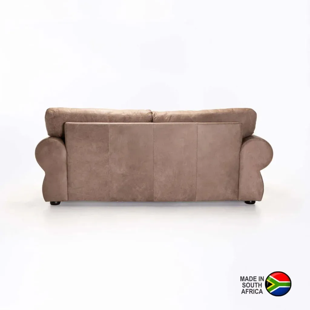 HARRIET GENUINE LEATHER 3 SEATER COUCH