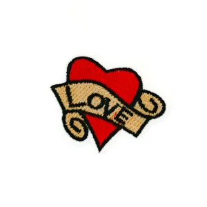 Heart Love Iron On Patch