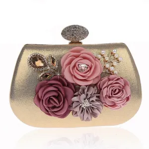 Luxy Moon Women Clutch Bag Flower Clutches Evening Bag For Wedding