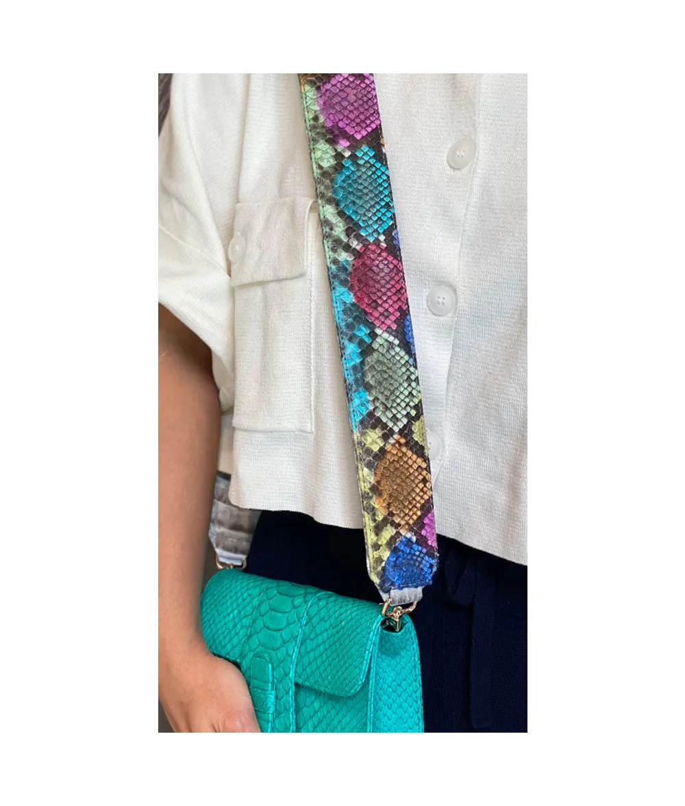 Over Shoulder Strap - Rainbow/Natural