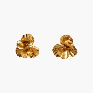 Pansy Earring - Gold