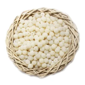 Round 14mm Fruit Ball ABS Beads - Ideal for Crafts, Trousseau Packing & Decor | 250g Pack