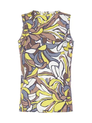 'S Max Mara Printed Sleeveless Top