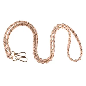 Strap Gold Chain Nude Weave